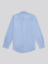 Mens Peached Oxford Shirt Blue Yonder