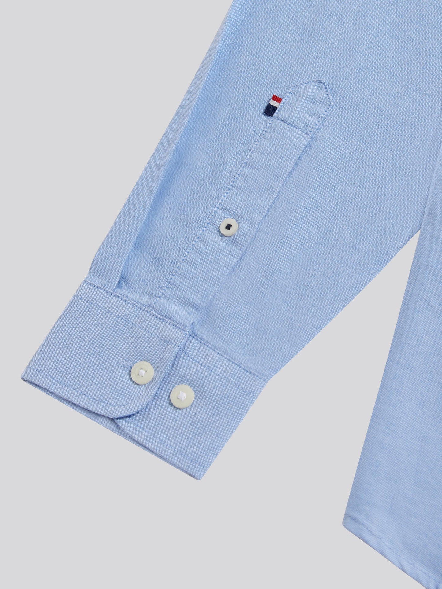 Mens Peached Oxford Shirt Blue Yonder