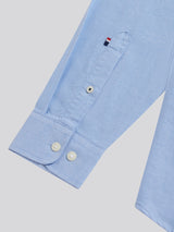 Mens Peached Oxford Shirt Blue Yonder