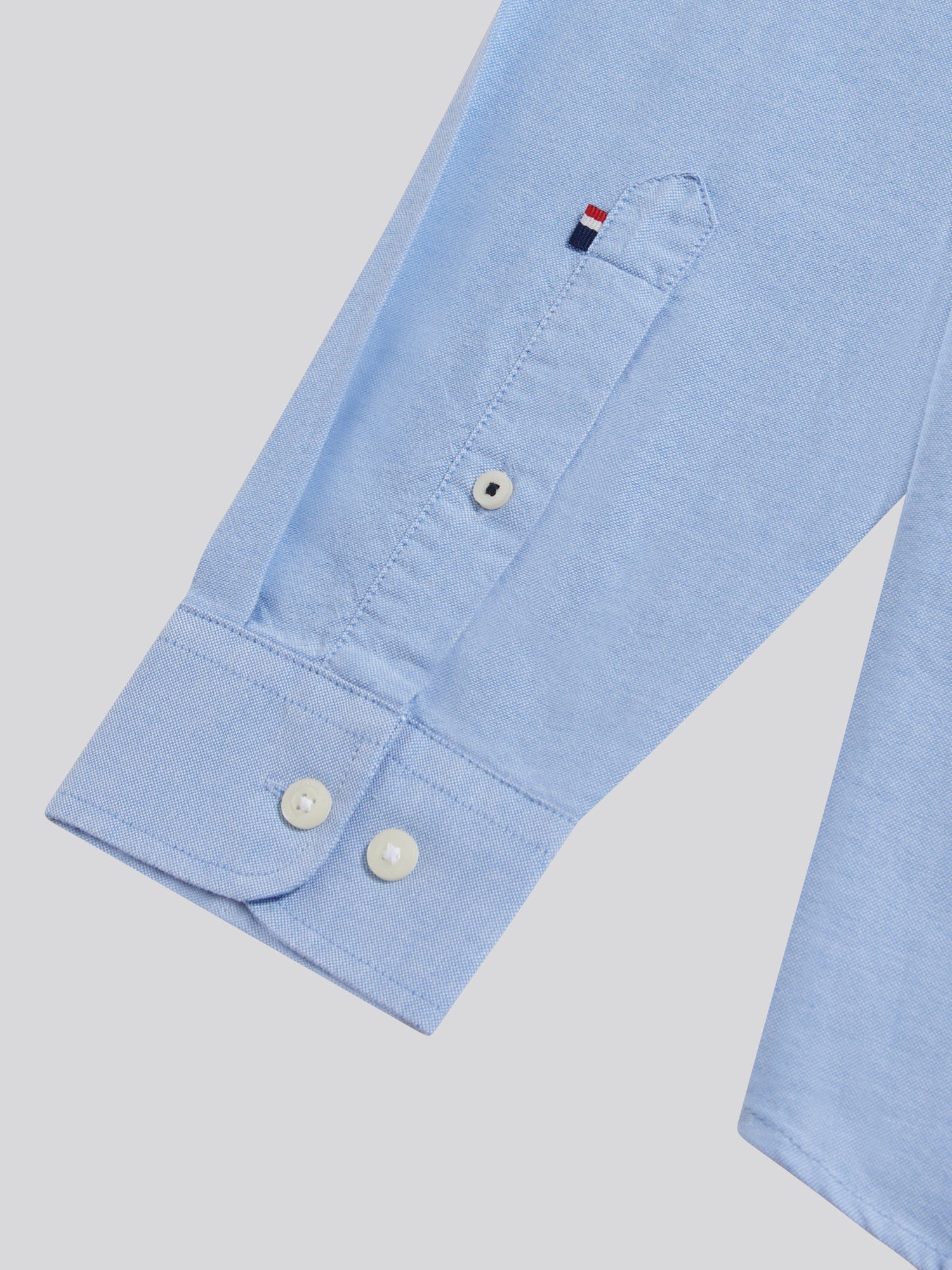 Mens Peached Oxford Shirt Blue Yonder