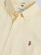 Mens Peached Oxford Shirt French Vanilla