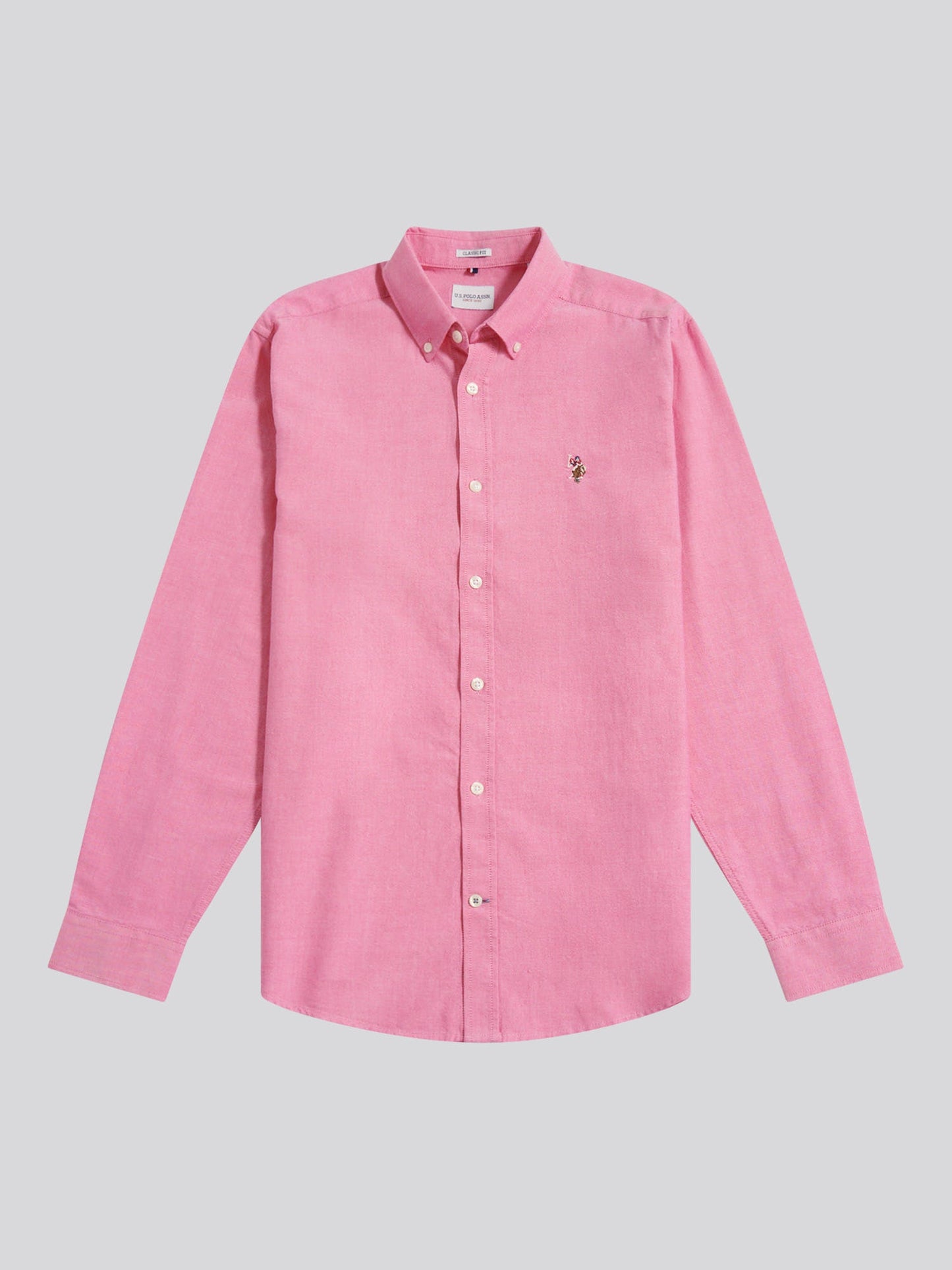 Mens Peached Oxford Shirt Chateau Rose