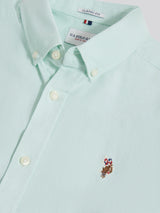 Mens Peached Oxford Shirt Bay