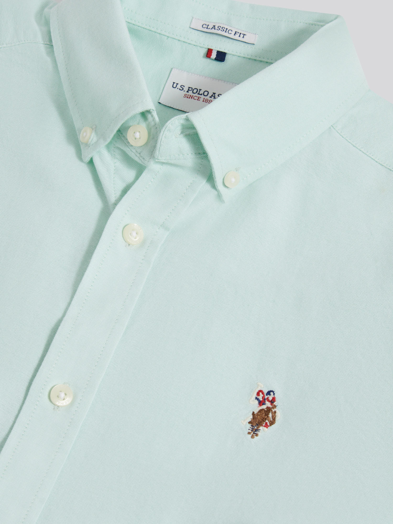 Mens Peached Oxford Shirt Bay