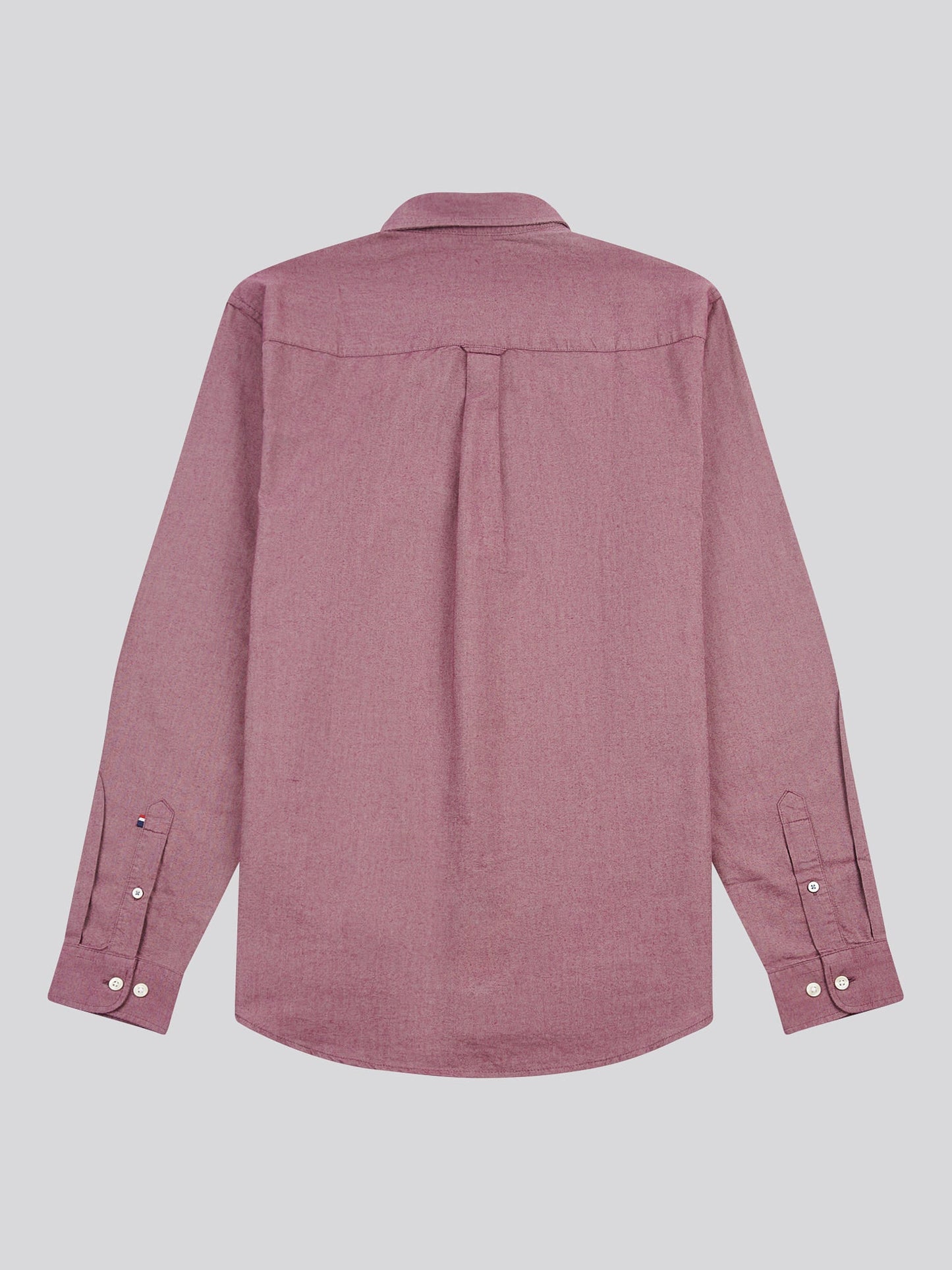Mens Peached Oxford Shirt Grape Wine