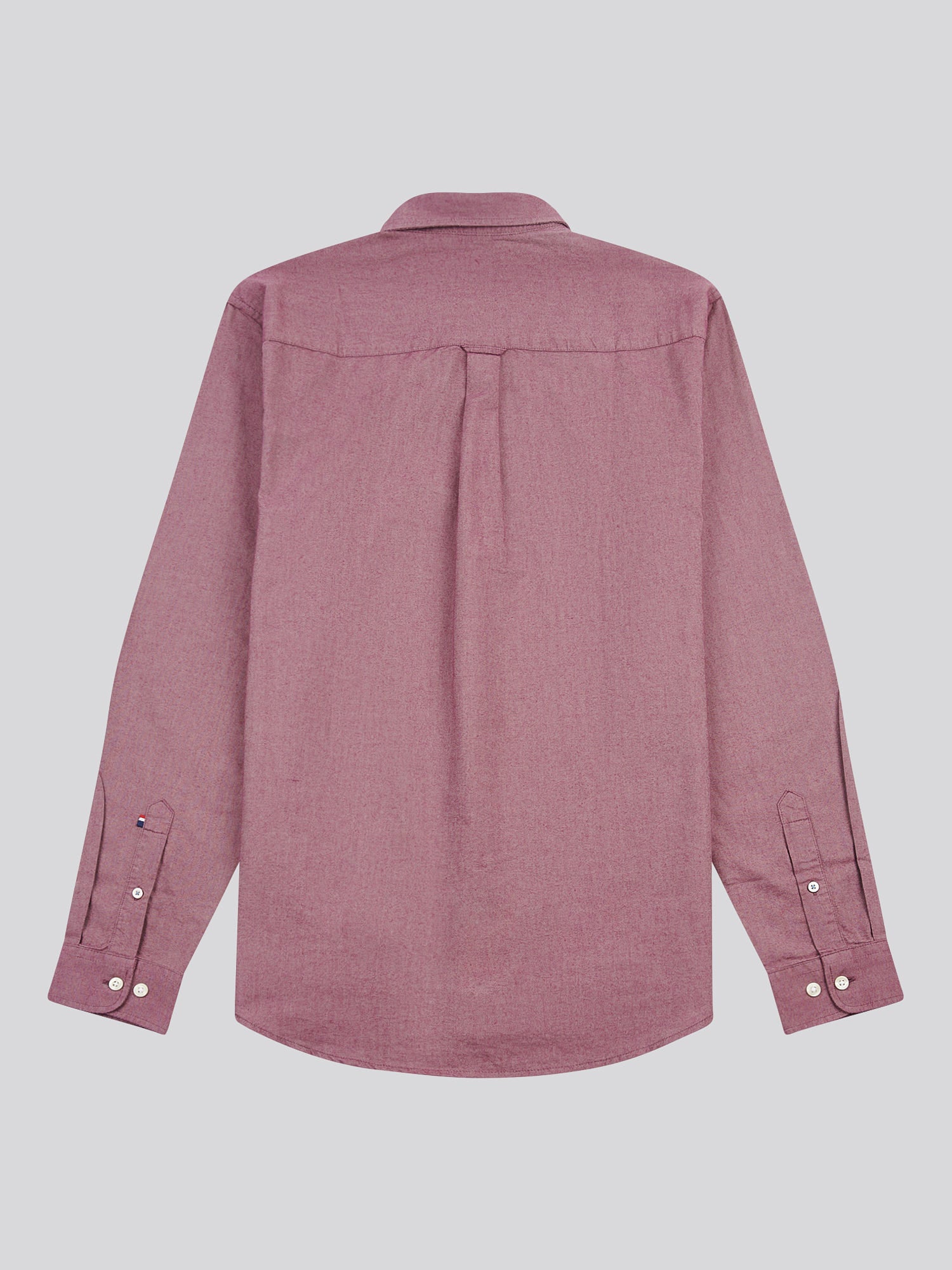Mens Peached Oxford Shirt Grape Wine