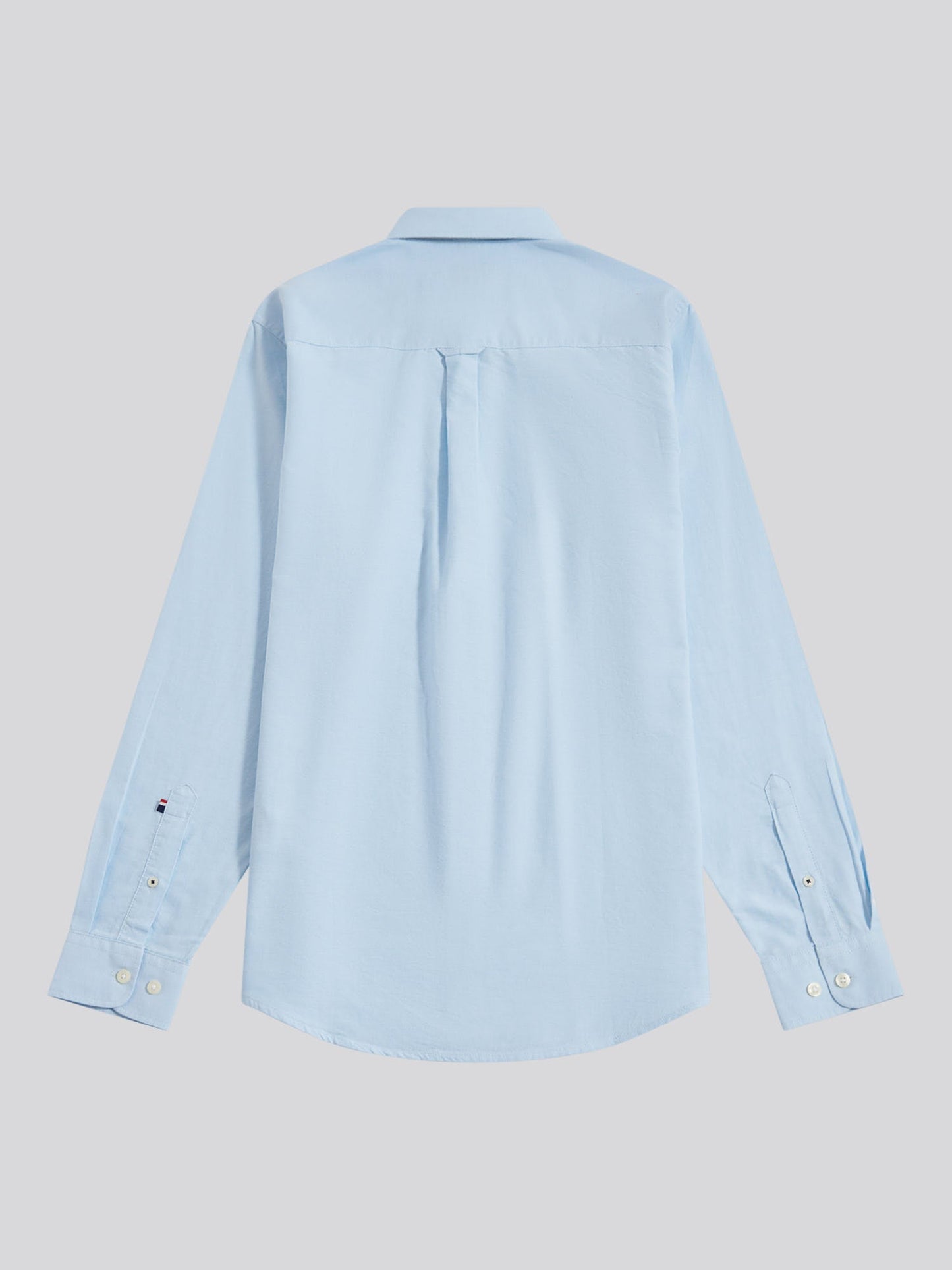 Mens Peached Oxford Shirt Ice Blue
