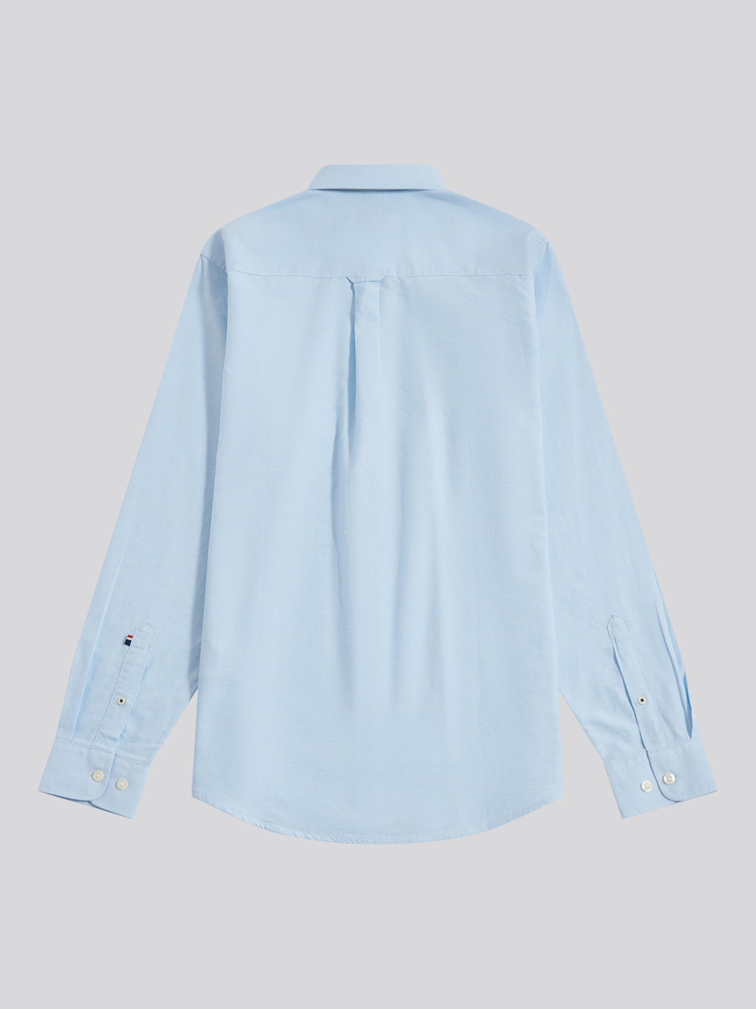 Mens Peached Oxford Shirt Ice Blue