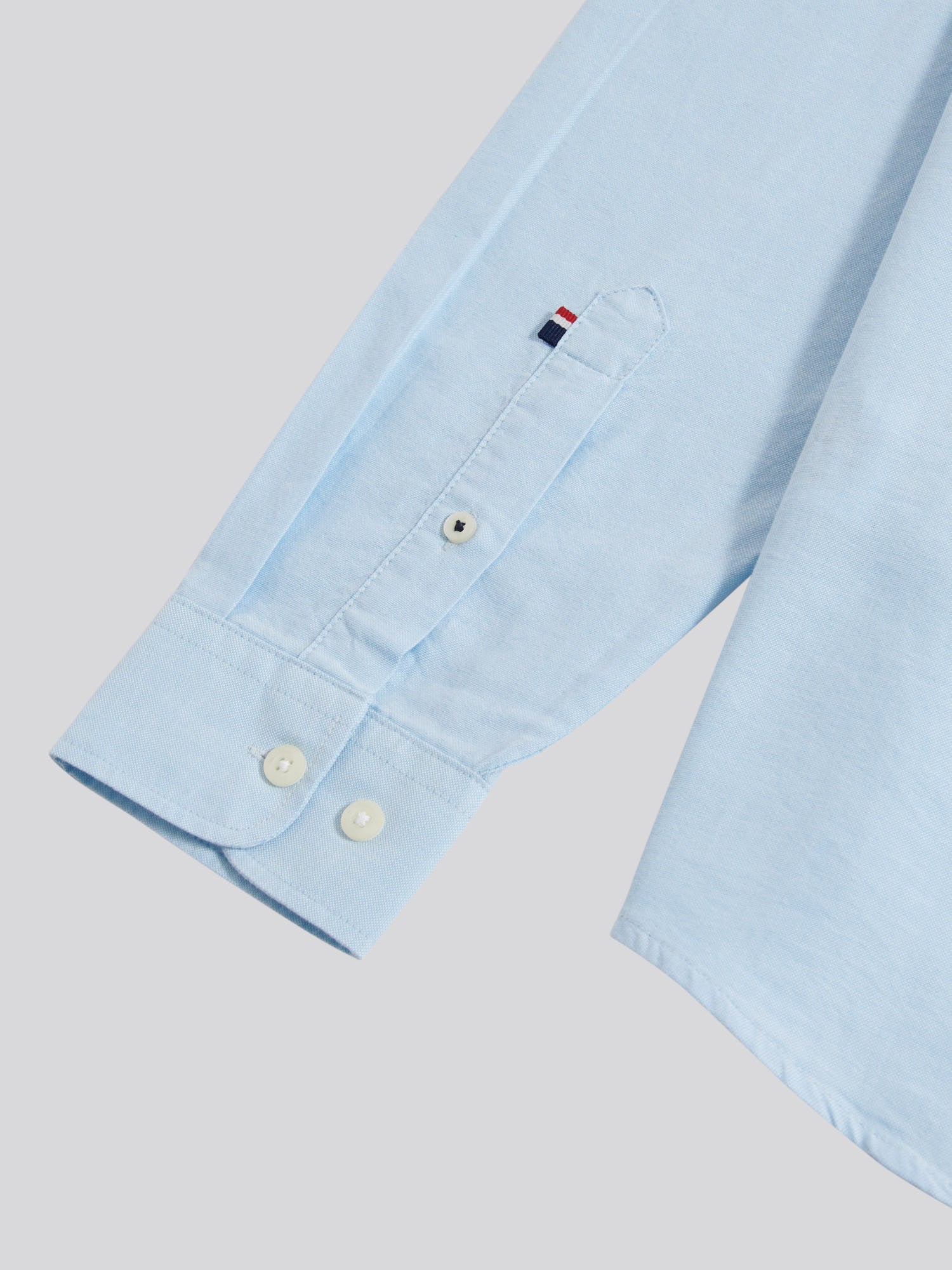Mens Peached Oxford Shirt Ice Blue