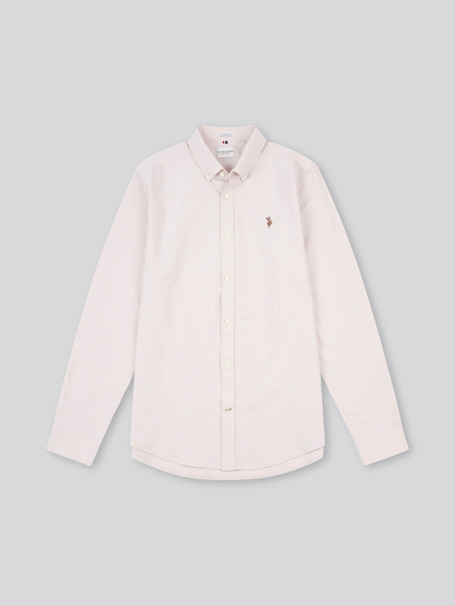 Mens Peached Oxford Shirt Doeskin