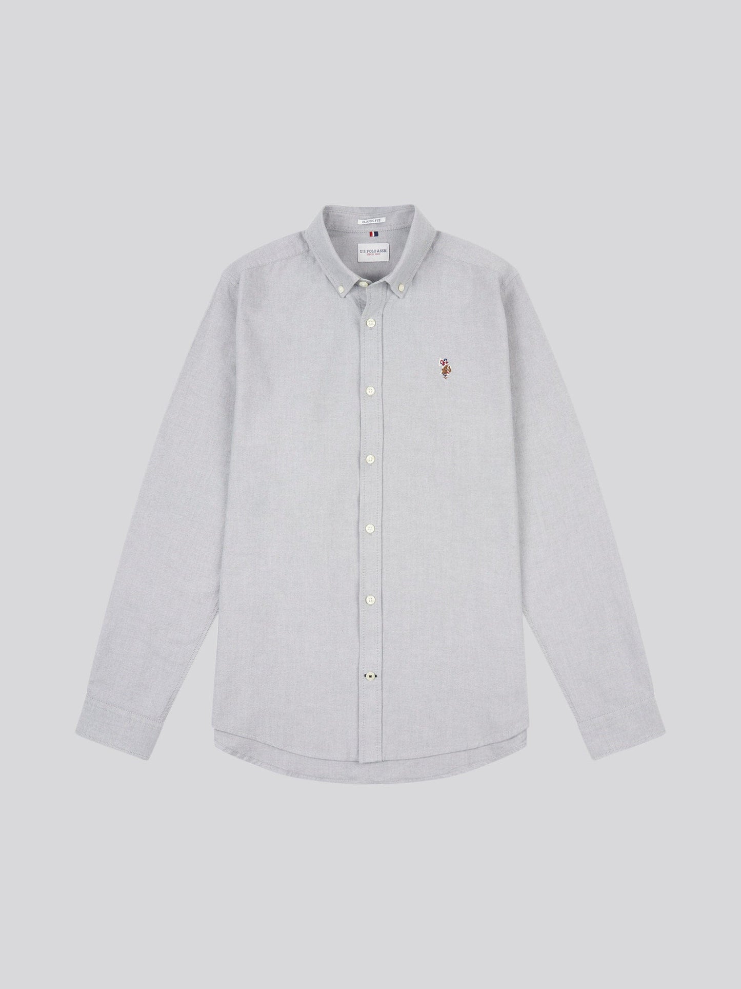 Mens Peached Oxford Shirt Mulled Basil