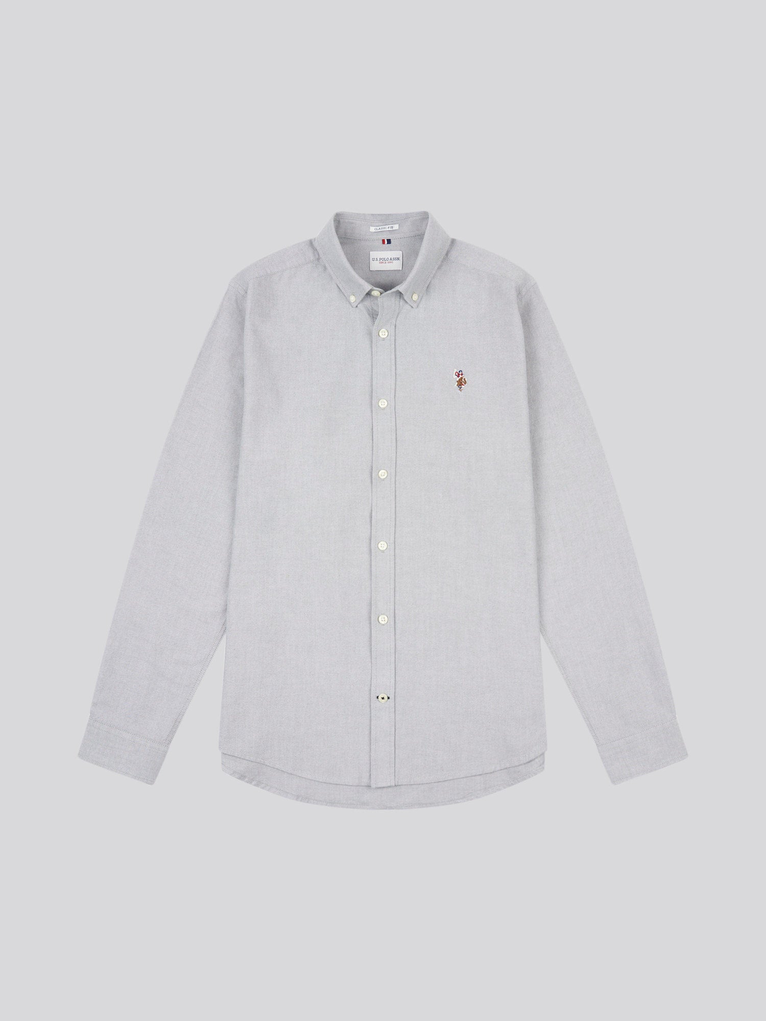 Mens Peached Oxford Shirt Mulled Basil