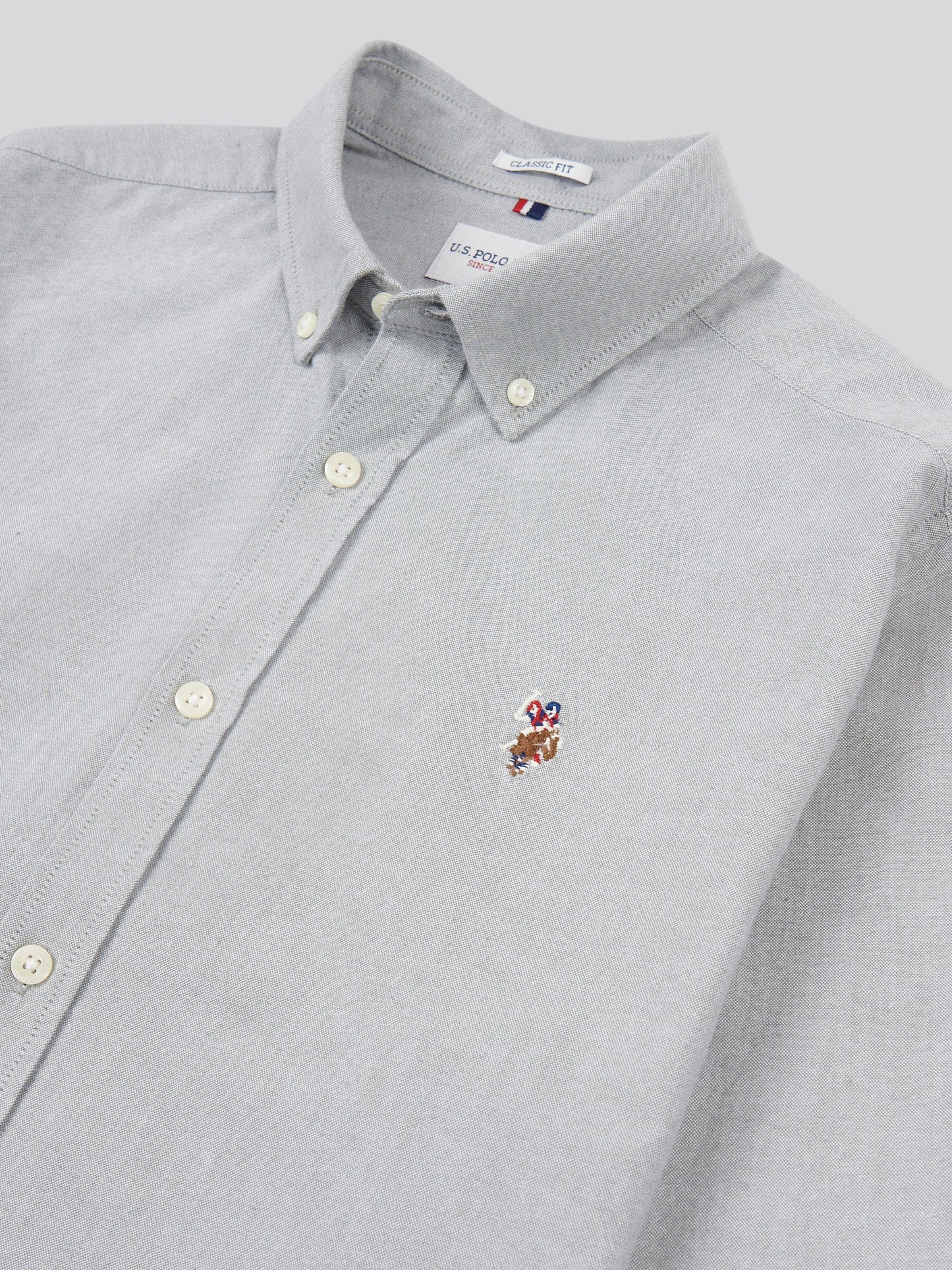 Mens Peached Oxford Shirt Mulled Basil