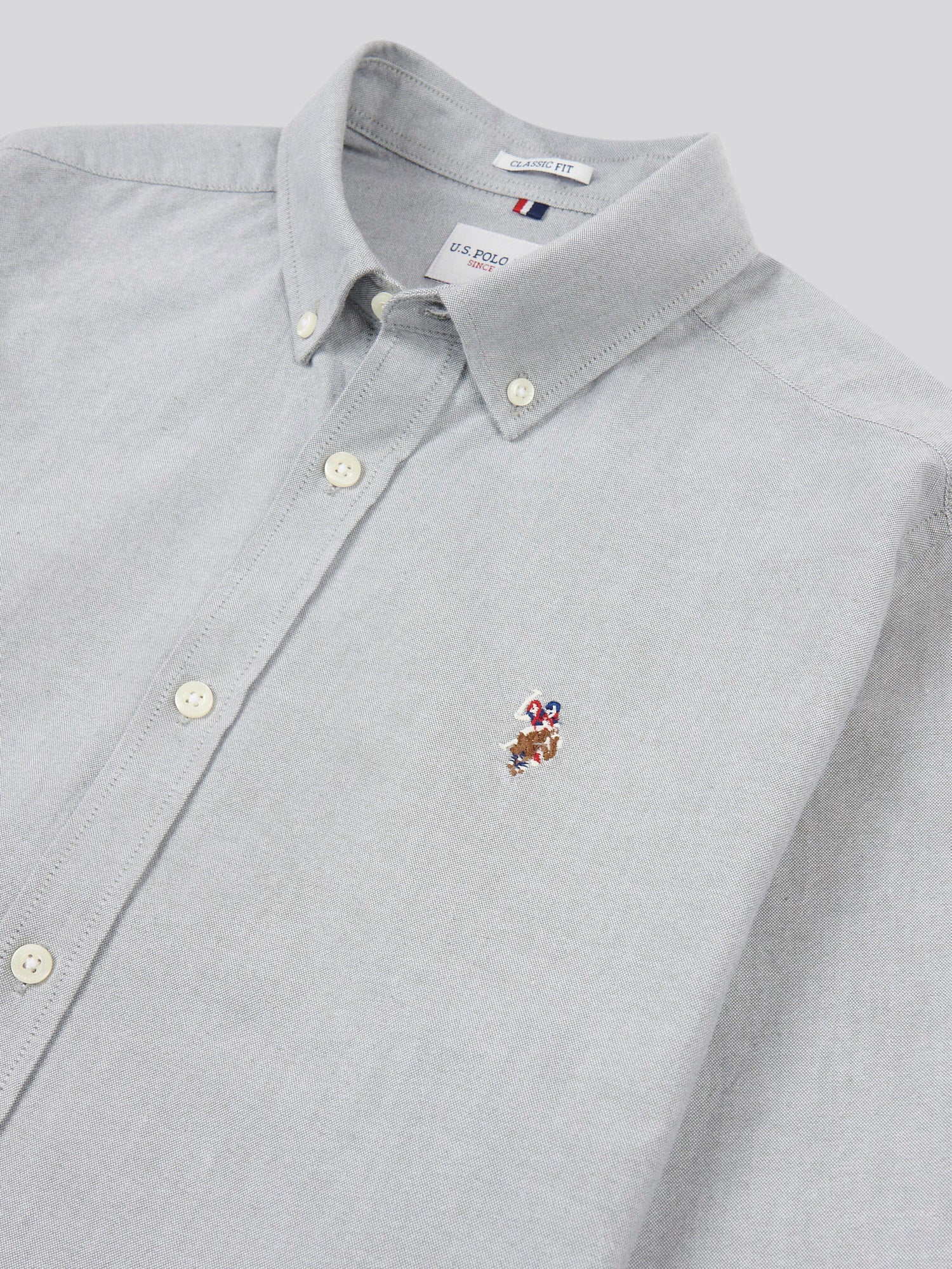 Mens Peached Oxford Shirt Mulled Basil