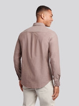 Mens Peached Oxford Shirt Chocolate Martini