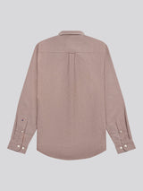 Mens Peached Oxford Shirt Chocolate Martini