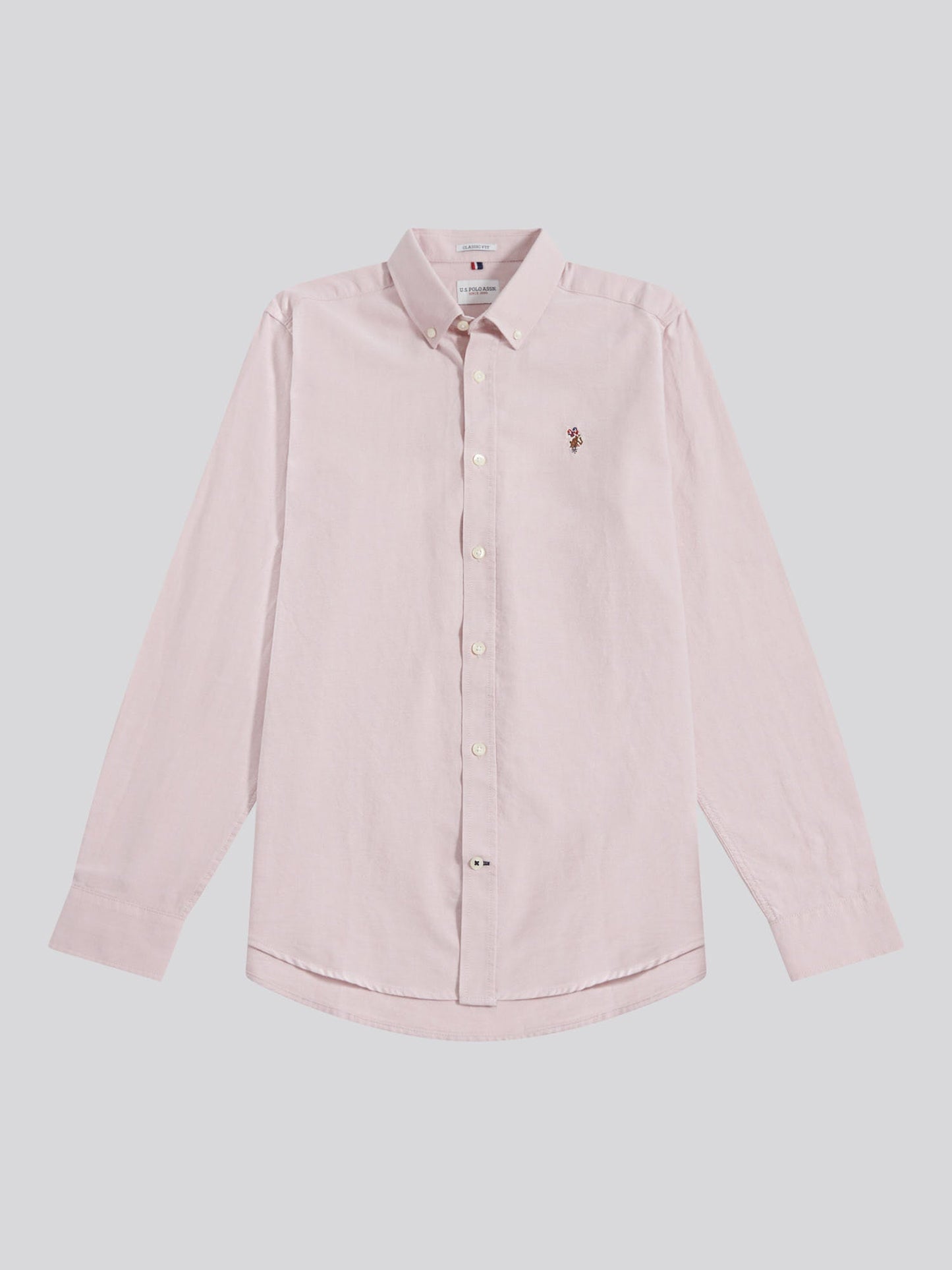 Mens Peached Oxford Shirt Sepia Rose