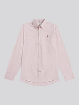 Mens Peached Oxford Shirt Sepia Rose