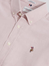 Mens Peached Oxford Shirt Sepia Rose