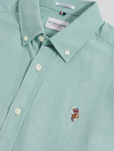 Mens Peached Oxford Shirt Aquifer