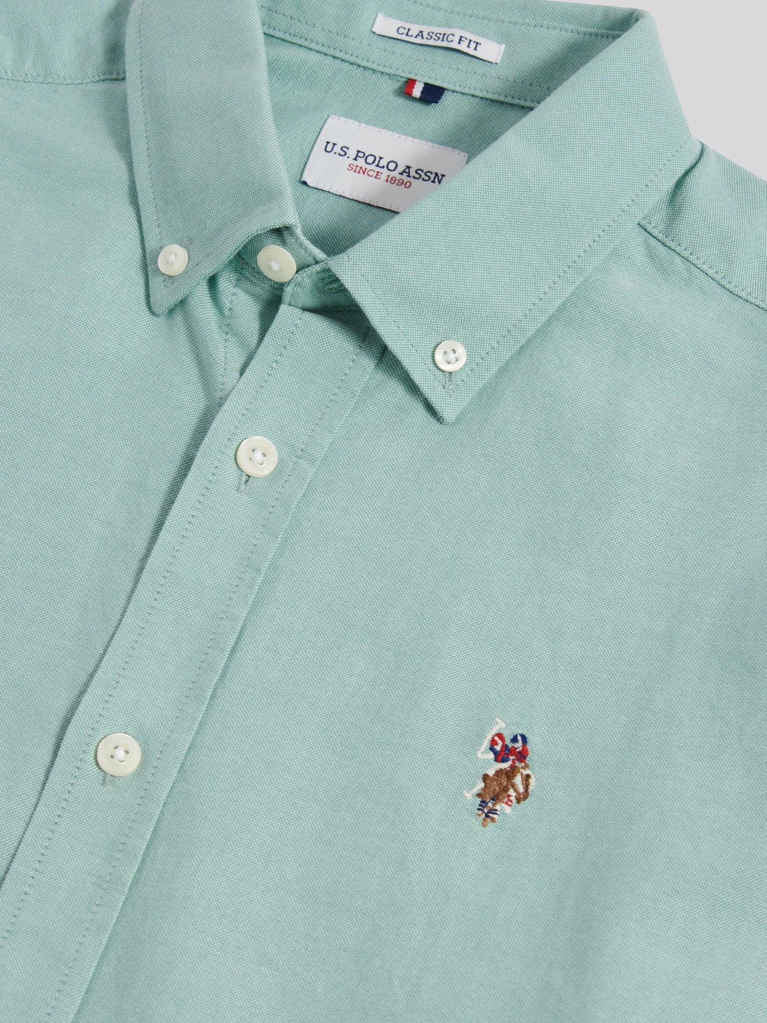 Mens Peached Oxford Shirt Aquifer