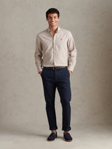 Mens Peached Oxford Shirt String