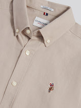 Mens Peached Oxford Shirt String