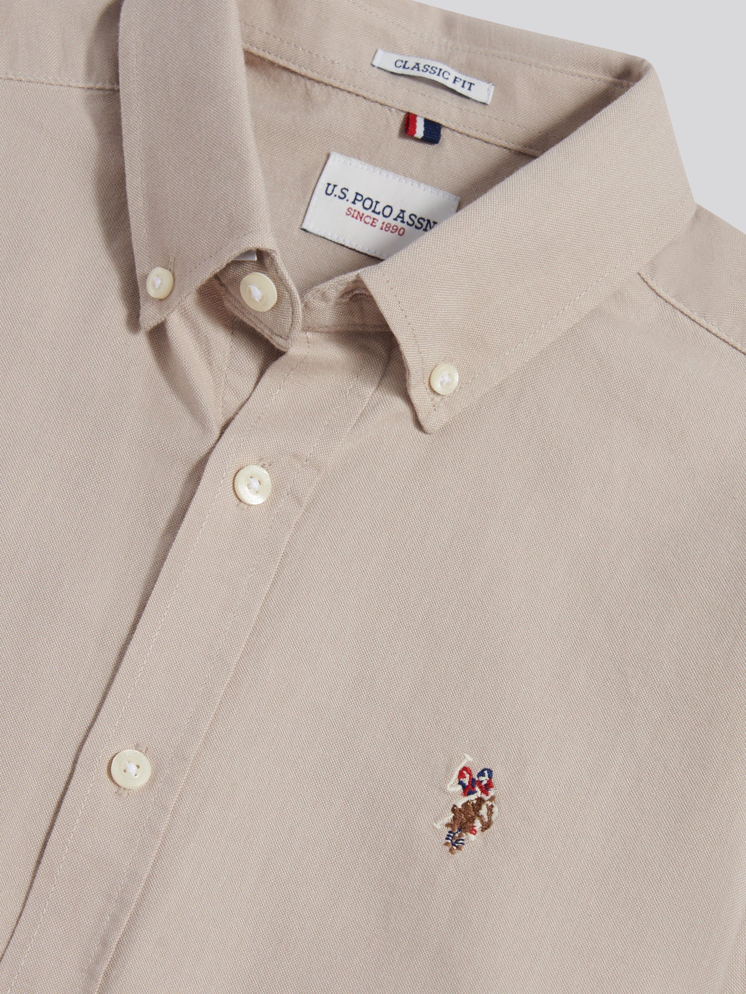 Mens Peached Oxford Shirt String