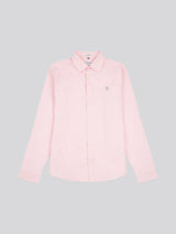 Mens Linen Blend Shirt Pink a Boo