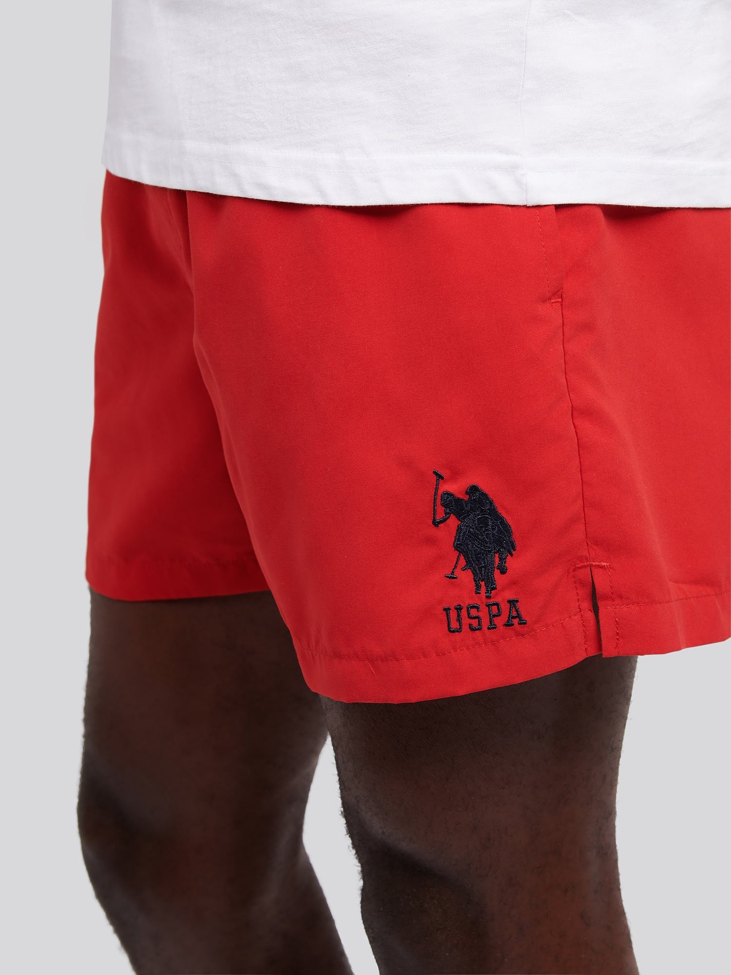 Mens Player 3 Swim Short Haute Red