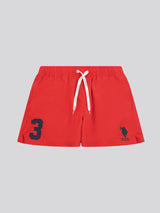 Mens Player 3 Swim Short Haute Red
