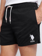 Mens Player 3 Swim Short Black Bright White DHM