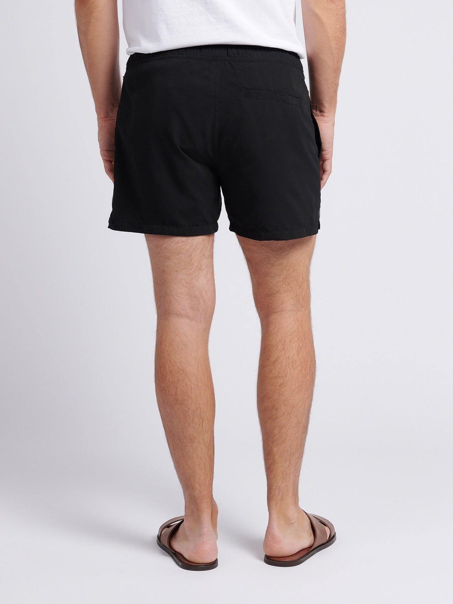 Mens Player 3 Swim Short Black Bright White DHM