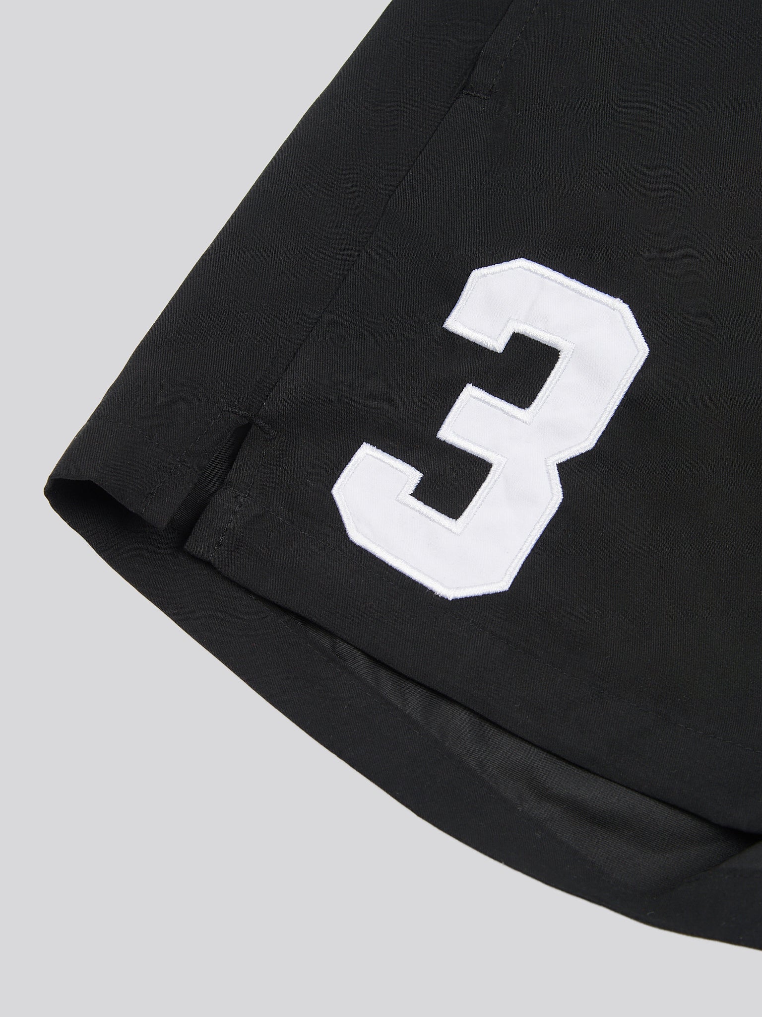 Mens Player 3 Swim Short Black Bright White DHM