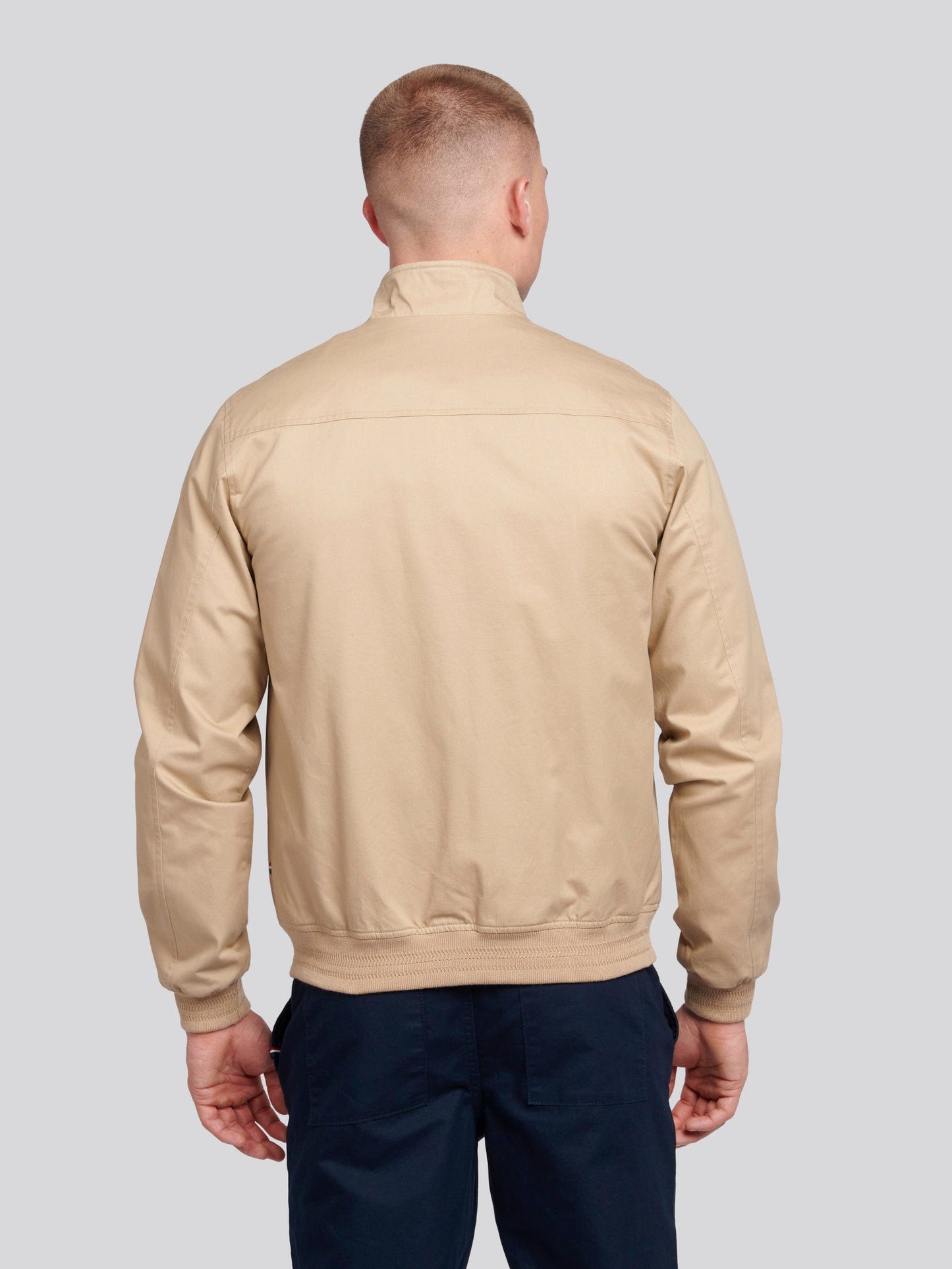 Mens Cotton Twill Harrington Jacket Cornstalk