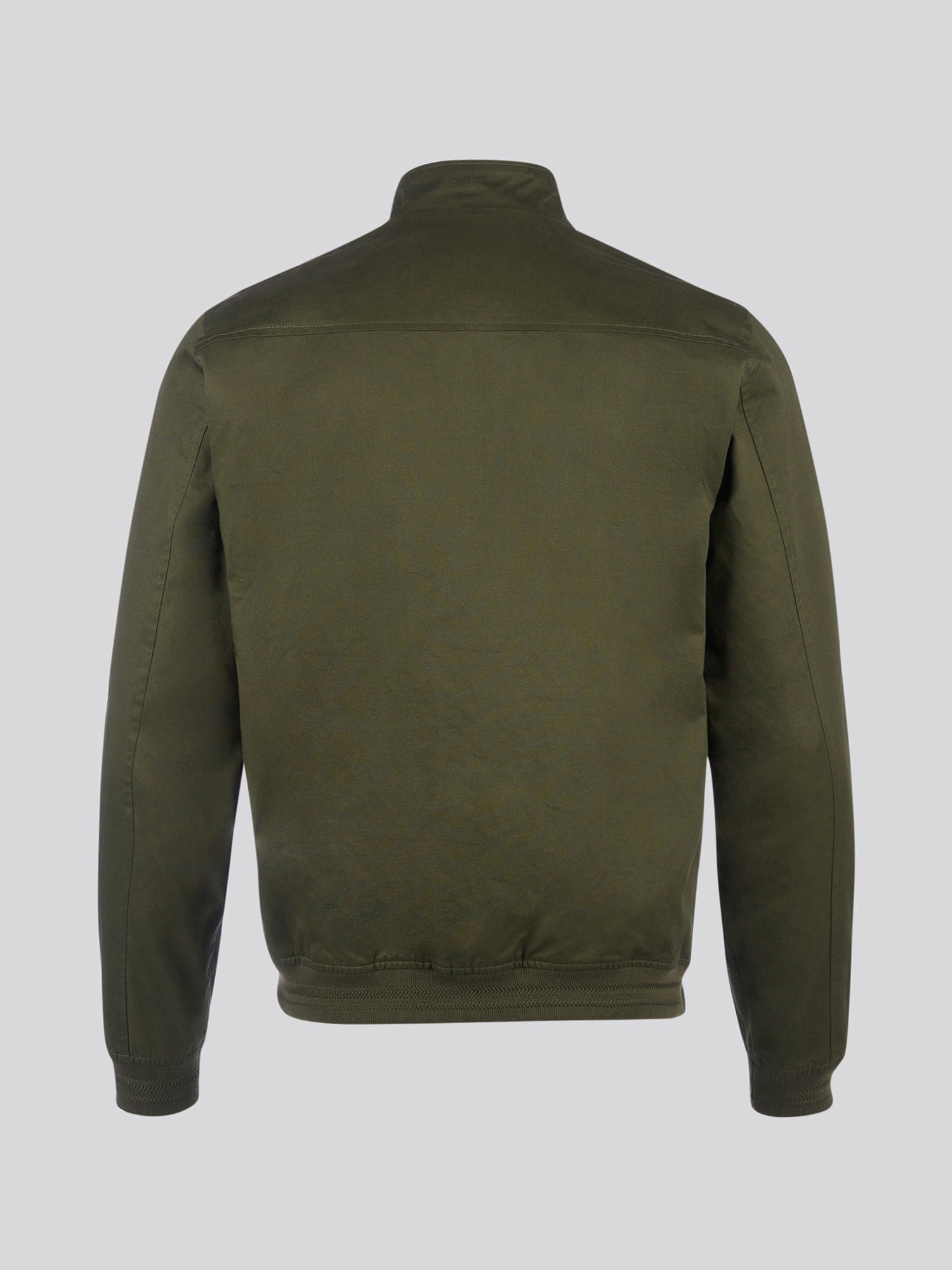 Mens Cotton Twill Harrington Jacket Forest Night