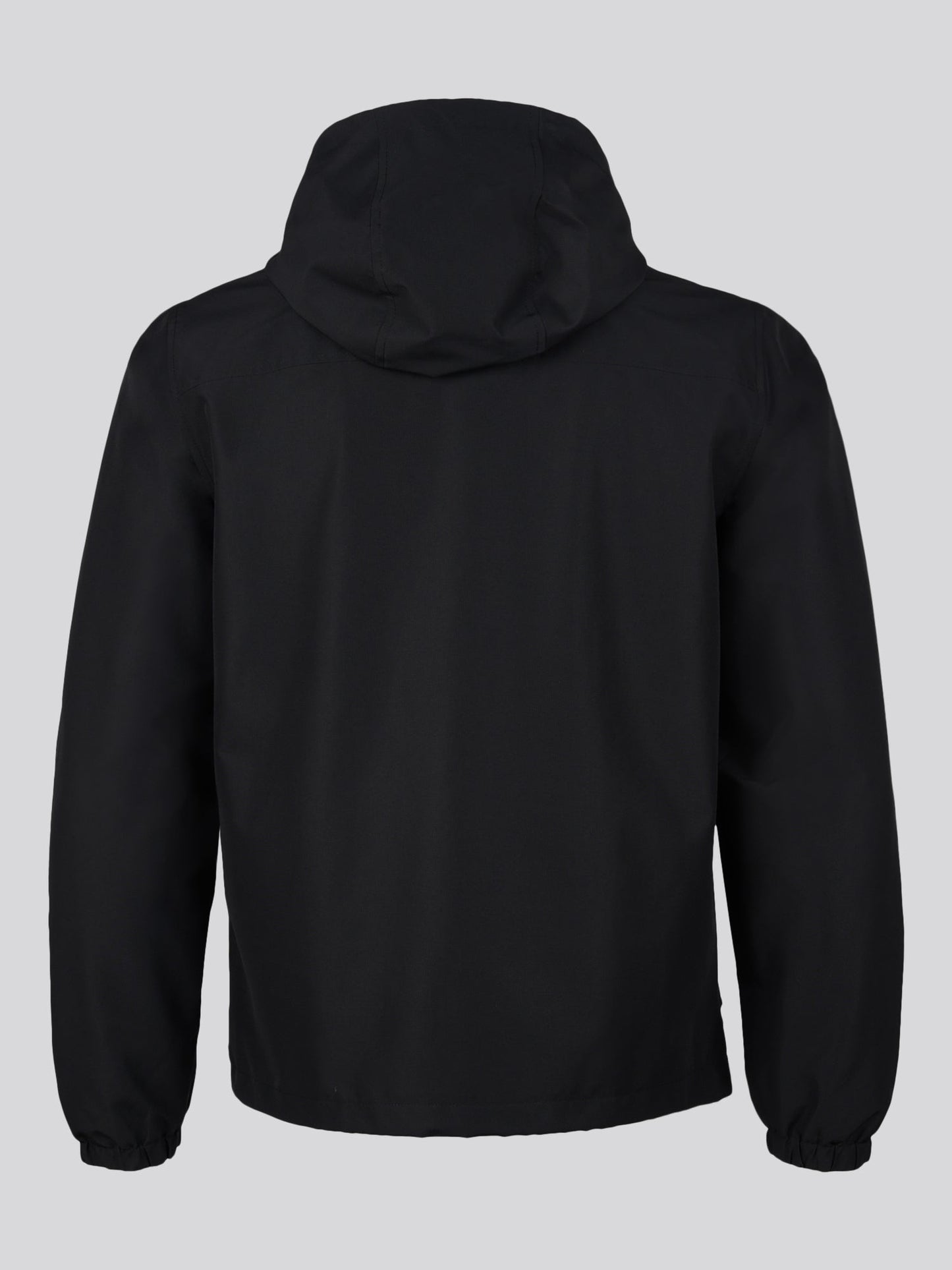 Mens Hooded Windbreaker Black Bright White DHM