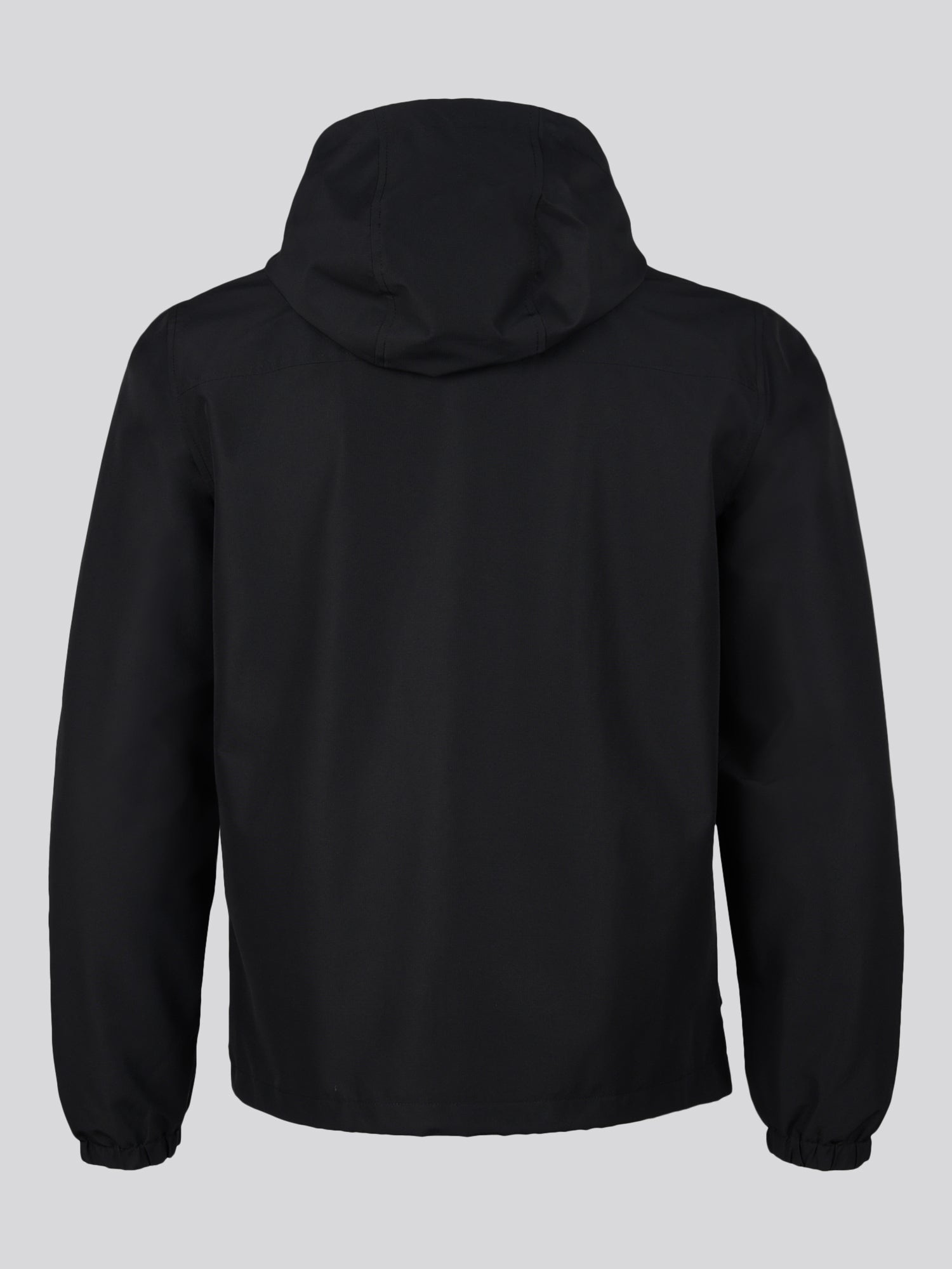 Mens Hooded Windbreaker Black Bright White DHM