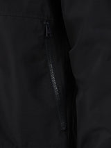 Mens Hooded Windbreaker Black Bright White DHM