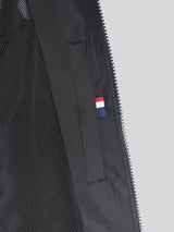 Mens Hooded Windbreaker Black Bright White DHM
