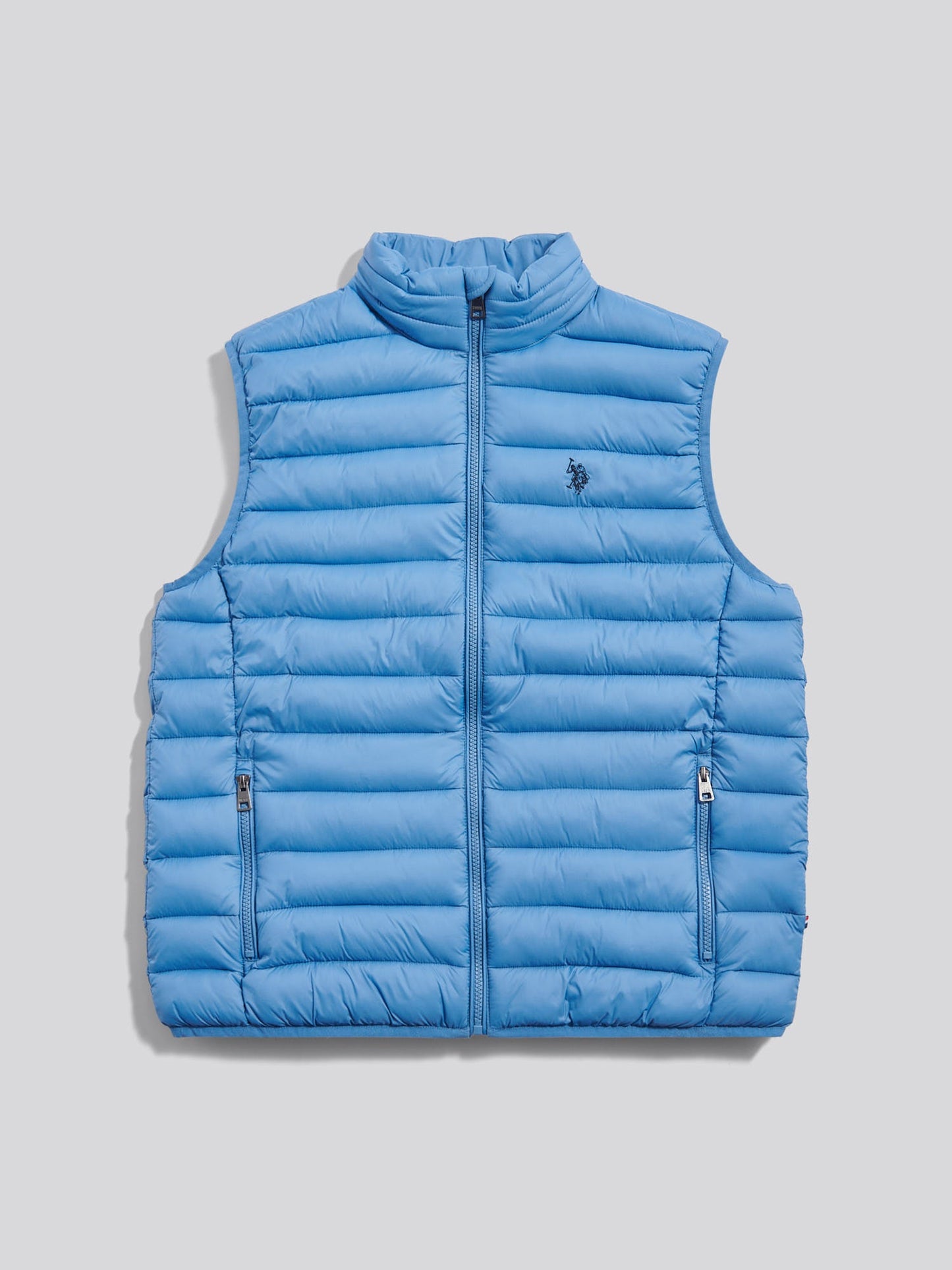Mens Bound Quilted Gilet Riviera