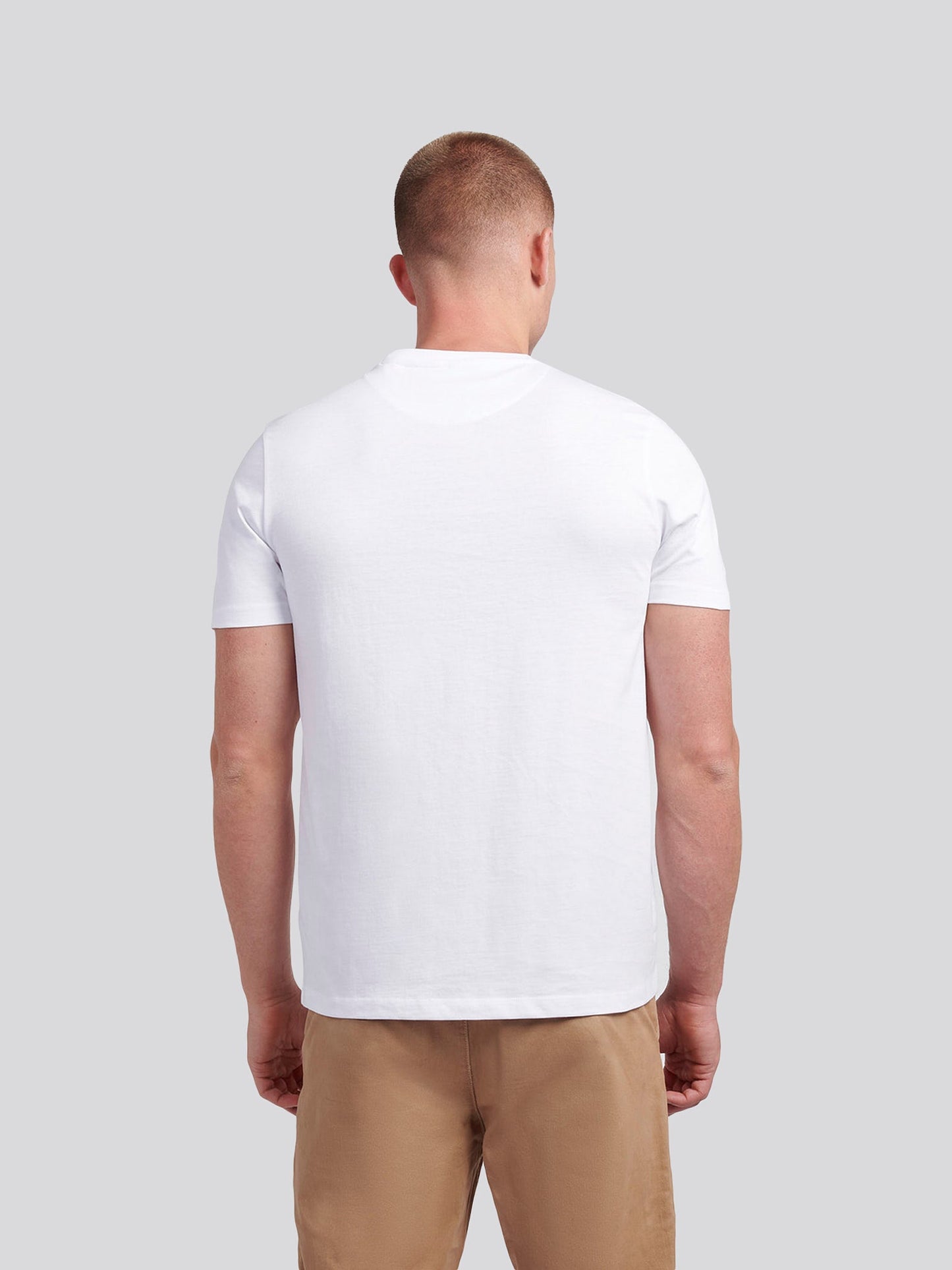 Mens Signature Arch Print T-Shirt Bright White