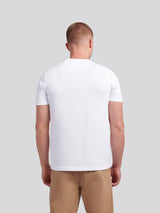 Mens Signature Arch Print T-Shirt Bright White