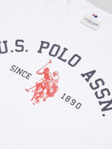 Mens Signature Arch Print T-Shirt Bright White