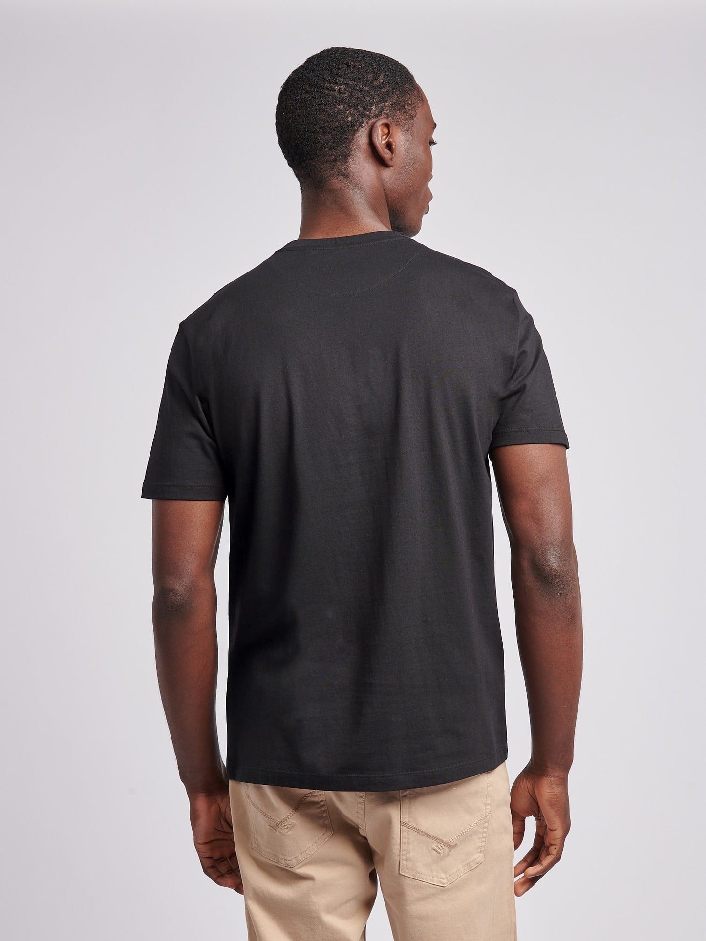 Mens Signature Arch Print T-Shirt Black