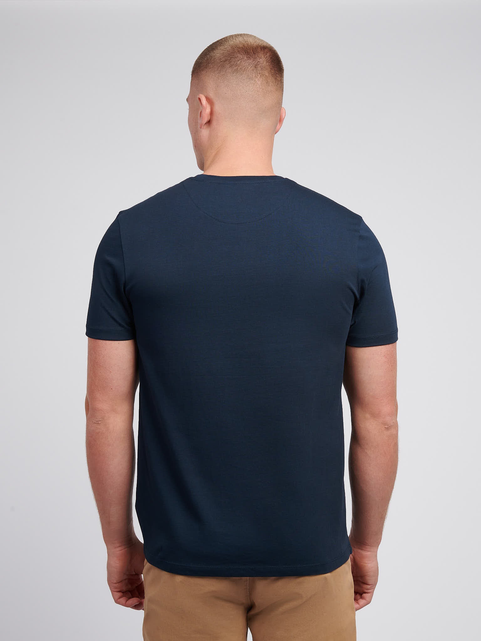 Mens Signature Arch Print T-Shirt Dark Sapphire Navy