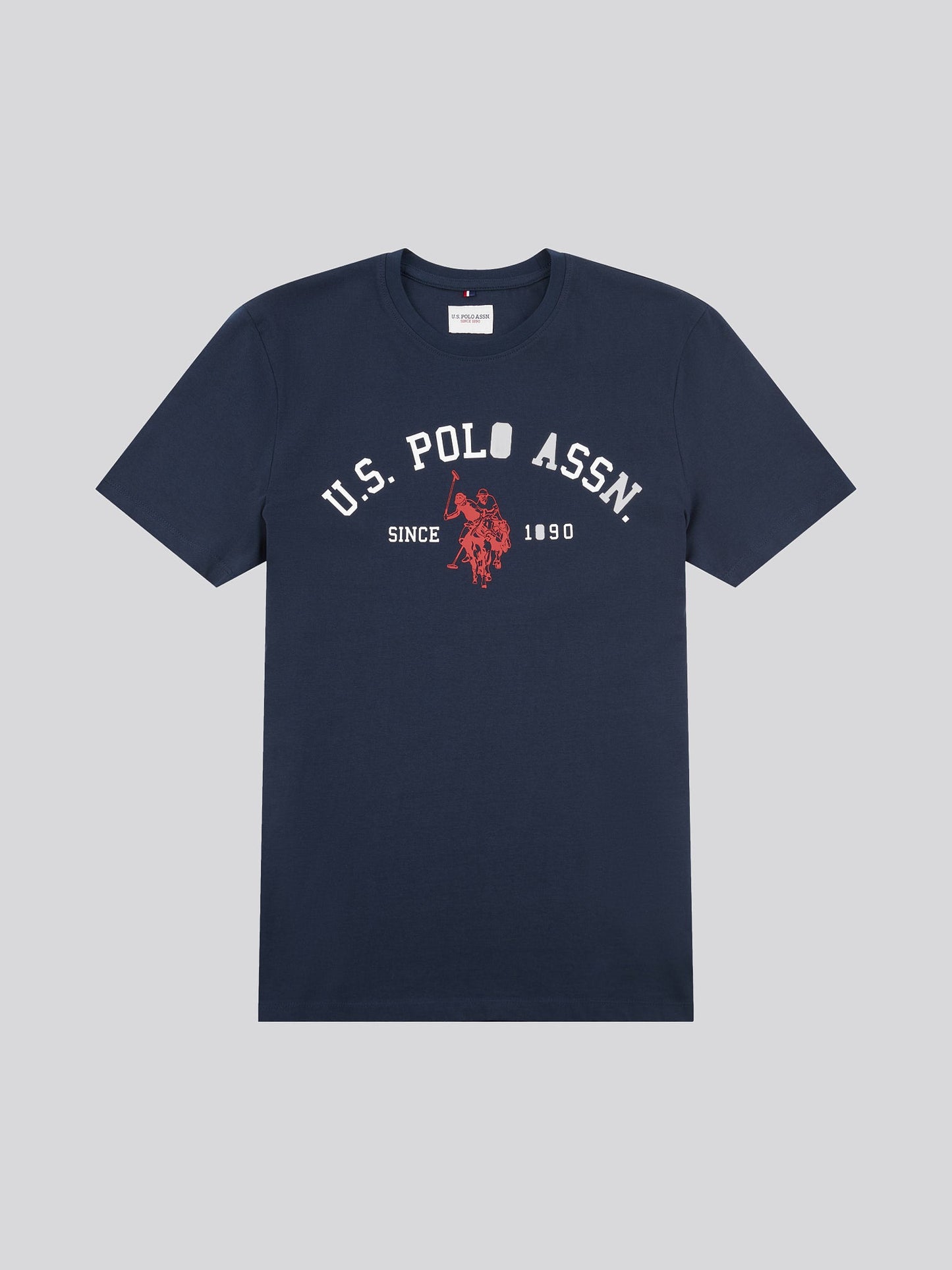 Mens Signature Arch Print T-Shirt Dark Sapphire Navy