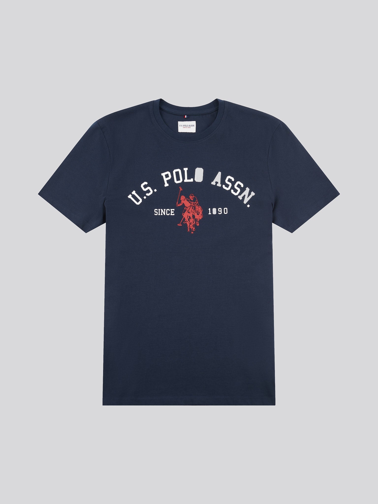 Mens Signature Arch Print T-Shirt Dark Sapphire Navy