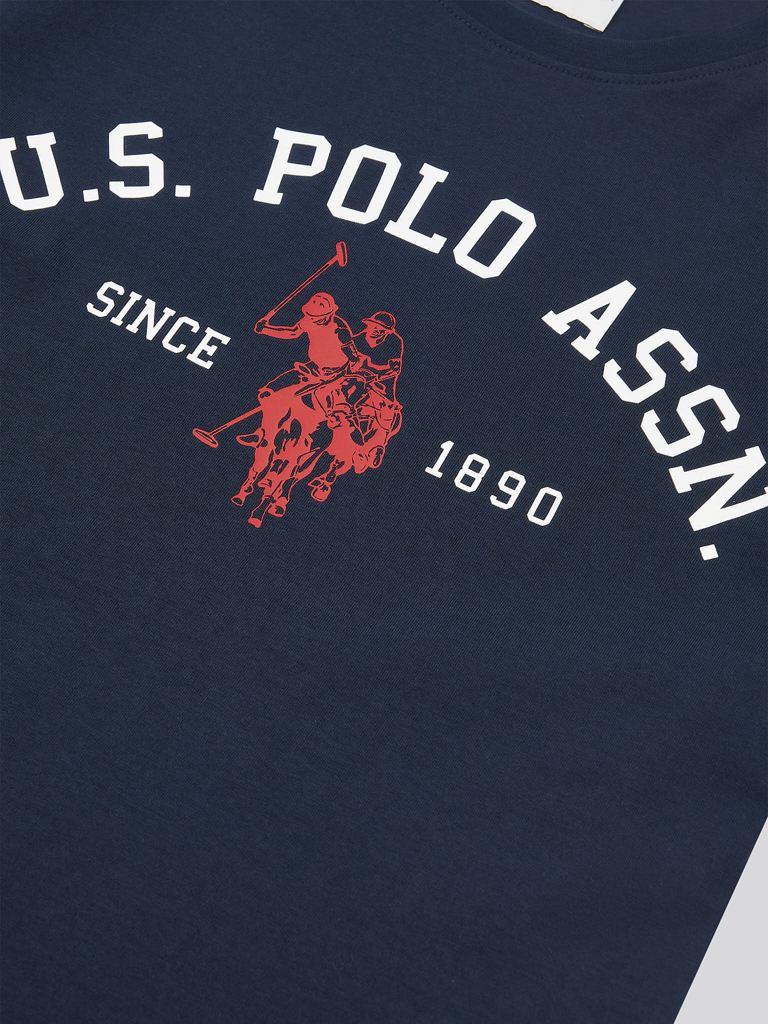 Mens Signature Arch Print T-Shirt Dark Sapphire Navy