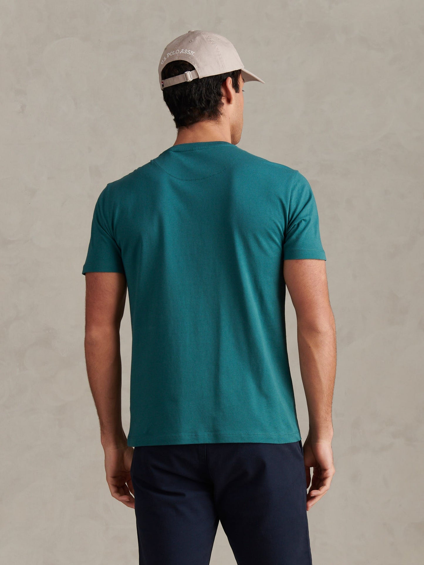 Mens Signature Arch Print T-Shirt Mediterranea
